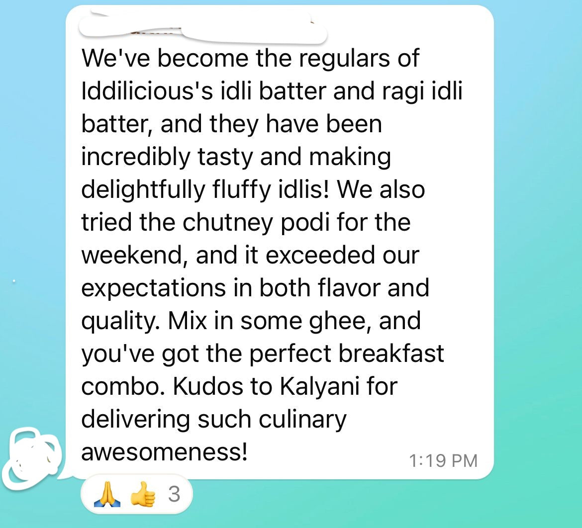 Rice Idli Batter